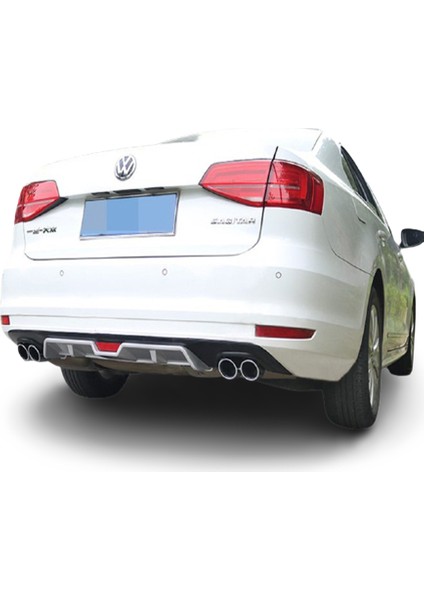 Vw Jetta ( 2015-2019) Difüzör Tampon Difrizör Arka Tampon Eki Turbo Egzoz Ithal