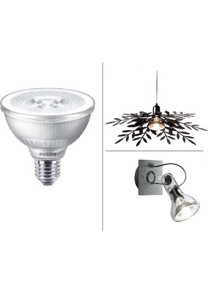 LED Spot PAR30S E27 9.5 W Sıcak Beyaz - Dim Edilebilir 8718696713808K