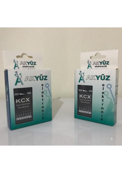 Ayarlı Amerikan Park Modülü 2 Çıkışlı Kcx