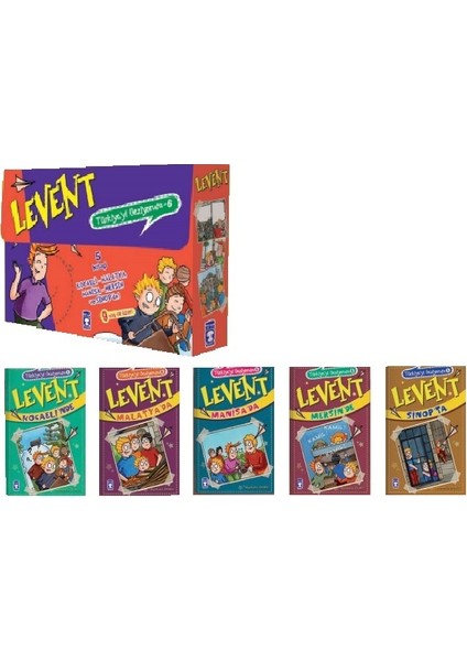 Levent Türkiye'yi Geziyorum (6. Set) 5 Kitap