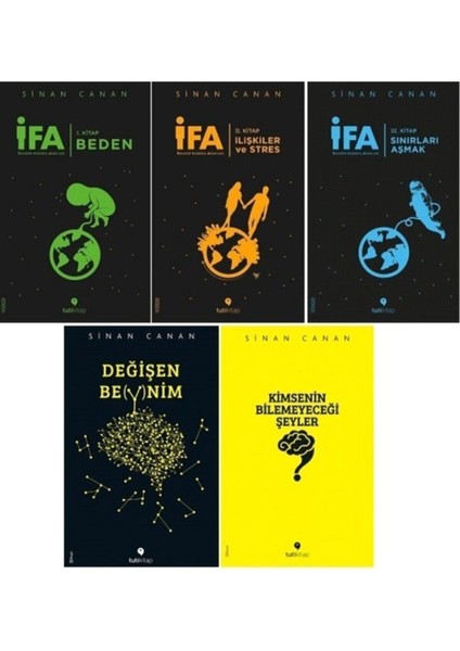 Sinan Canan Kitapları Seti - 5 Kitap - ( Ifa Set - Değişen Beynim - Kimsenin Bilemeyeceği )