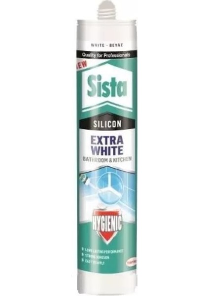 Henkel Sista Extra White Hygienic Silikon 280 ml