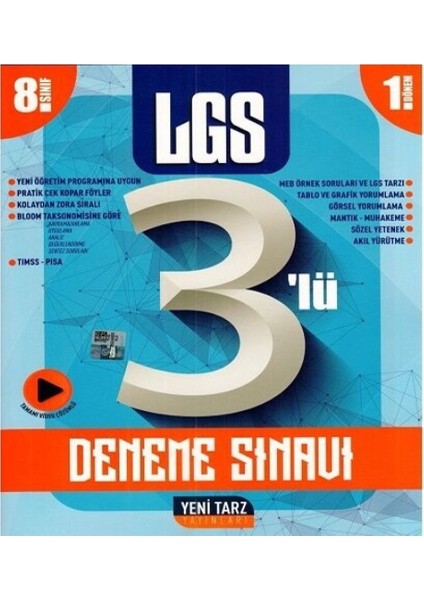 8. Sınıf LGS 3 lü Deneme