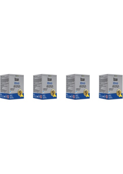 Ocean Ultimate 30 Kapsül 4' Lü Paket