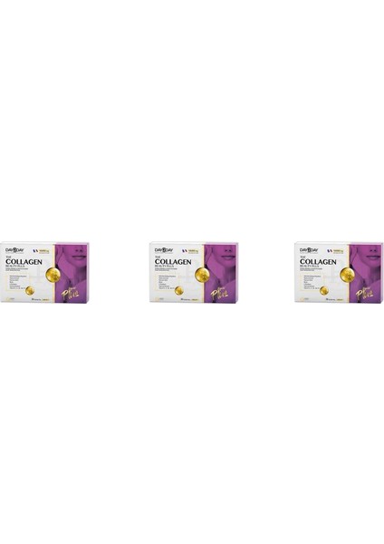 ,DAY2DAY Collagen Liquid Plus 10.000 Mg 30 Tüp 3' Lü Paket