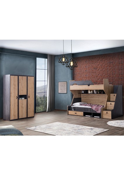 Ranza, Doğa Ranza Karyola + 3 Kapılı Dolap + 2 Adet Comfort Yatak fiyatları