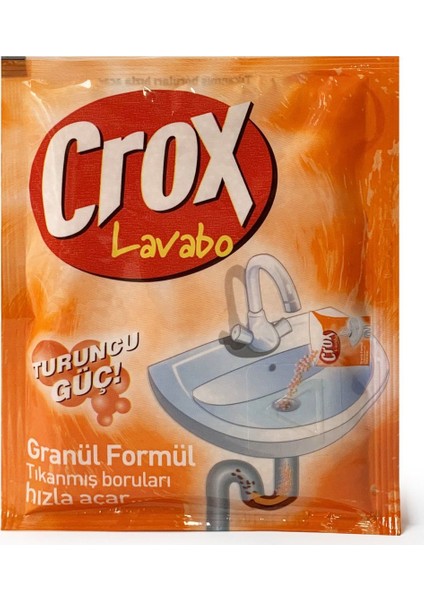 Lavabo Açıcı Toz Turuncu Güç- Granül (70 gr x 12 Adet)