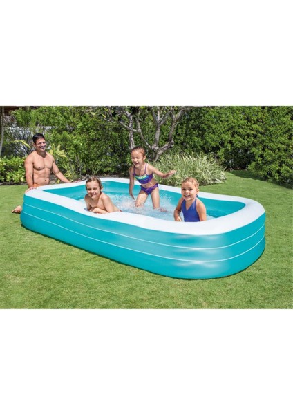 Dikdörtgen Parti Aile Havuzu 305X183X56 cm