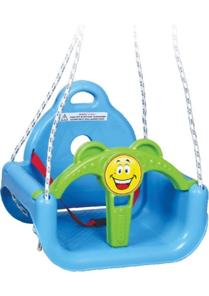 Ipli Emniyet Kemerli Bebek ve Çocuk Salıncağı Plastik Salıncak