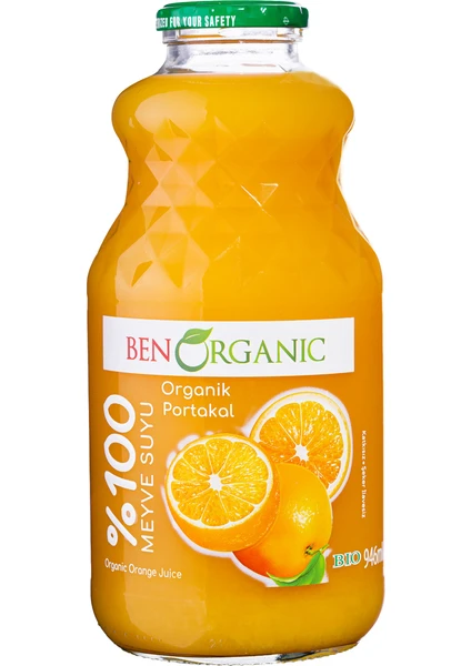 Benorganic Portakal Suyu 946 ml