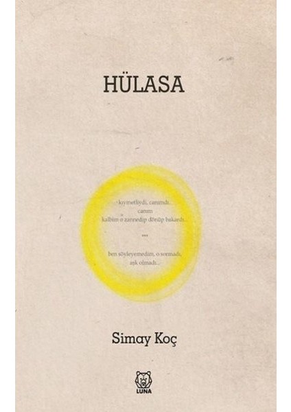 Hülasa - Simay Koç