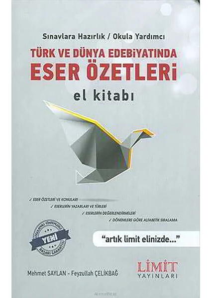 Limit Yayınları Türk ve Dünya Edebiyatı Eser Özetleri El Kitabı