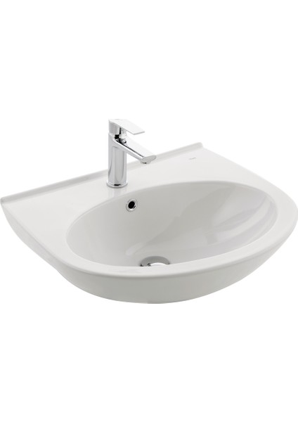 Indigo 35X30 cm Lavabo Armatür Delikli