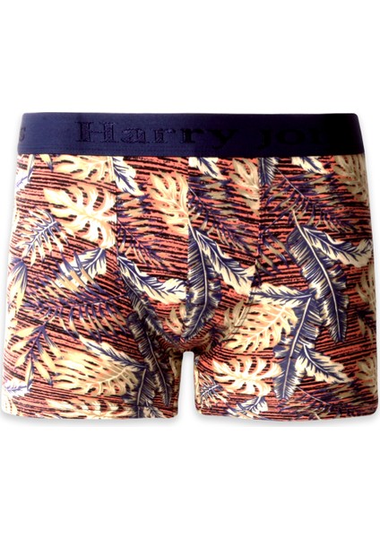 Erkek 5'li Desenli Renkli Pamuklu Premium Paket Boxer