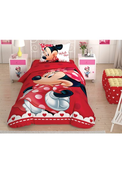 Disney Minnie Lovely Glitter Nevresim Takımı