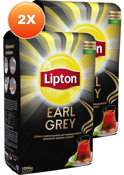 Earl Grey Dökme Çay 1000 gr x 2'li