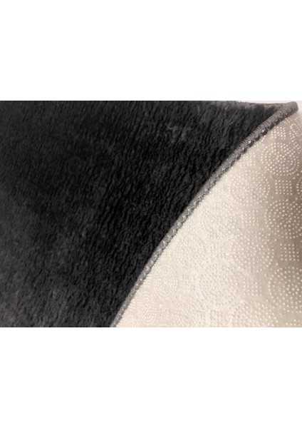 - Kaymaz Taban Yumuşak Pofuduk Post Peluş Halı Antrasit Renk fırsatları