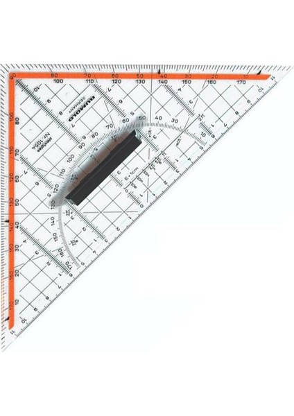 Modelist Santimli Gönyesi - Ölçekli Gönye Geoderi Üçgen Cetvel 32 cm