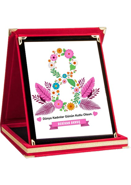 8 Mart Dünya Kadınlar Gününe Özel Plaket