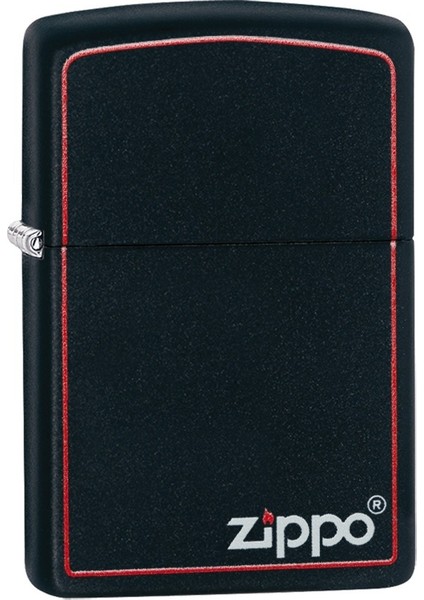 Black Matte Red Border Çakmak