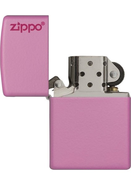 238ZL Pink Matte Logo Çakmak