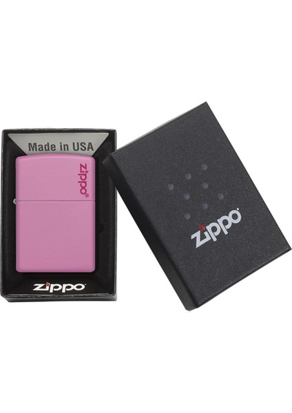 238ZL Pink Matte Logo Çakmak