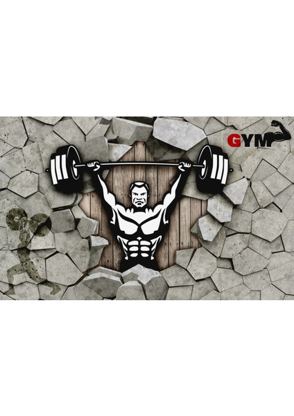 Spor Salonu Için Özel Tasarım Duvar Kağıdı fiyatları