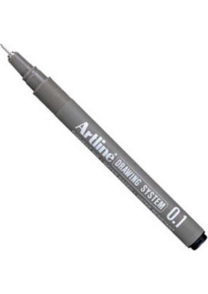Drawing System 0,1 Black Teknik Çizim Kalemi Siyah 5'li