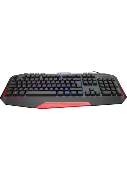 KB-RX7 ALPOR PRO  Sese Duyarlı RGB Aydınlatmalı Q Gaming Oyuncu Klavyesi