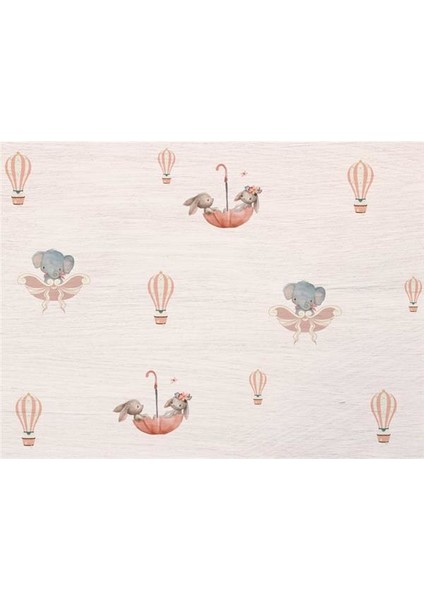 Balon Görseli Çocuk Odası Duvar Kağıdı Vinil