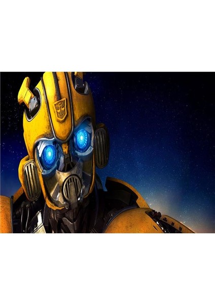 Bumblebee Çocuk Odası Duvar Kağıdı Kanvas Tek Parca