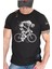 Daha Hızlı Siyah Kısa Kollu Yırtık Ripped T-Shirt 1