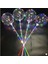 Işıklı Balon - Transparent LED 3 Fonksiyonlu - Şeffaf Balon Çubuklu - 5 ADET 1