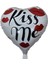 Kalp Figürlü Kiss Me Folyo - Folyo Balon - 18 Inç - 5 ADET 1