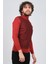 Erkek Yarım Balıkçı Yaka Desenli Kazak 42564229 Bordo 5