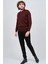 Erkek Cep Detaylı Polo Yaka Kazak 42544241 Bordo 2
