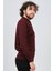 Erkek Cep Detaylı Polo Yaka Kazak 42544241 Bordo 4
