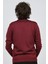 Erkek Yarım Balıkçı Yaka Desenli Kazak 60872009 Bordo 5
