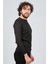 Erkek Bisiklet Yaka Slim Fit Desenli Kazak 42554255 Lacivert 4
