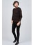 Erkek Bisiklet Yaka Slim Fit Desenli Kazak 42554255 Bordo 2