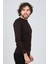 Erkek Bisiklet Yaka Slim Fit Desenli Kazak 42554255 Bordo 4