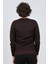 Erkek Bisiklet Yaka Slim Fit Desenli Kazak 42554255 Bordo 5