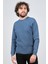Erkek Bisiklet Yaka Slim Fit Kazak 42554259 Mavi 1