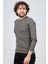 Erkek Bisiklet Yaka Slim Fit Kazak 42554259 Gri 1