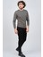 Erkek Bisiklet Yaka Slim Fit Kazak 42554259 Gri 2