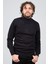 Erkek Yarım Balıkçı Yaka Düz Kazak 6091854 Lacivert 1