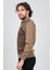 Erkek Polo Yaka Desenli Yün Kazak 6092101 A.kahve 4