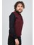 Erkek Polo Yaka Desenli Yün Kazak 4537124 Bordo 3