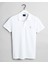 Erkek Beyaz Slim Fit Pique Polo 2202.110 3