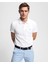 Erkek Beyaz Slim Fit Pique Polo 2202.110 1